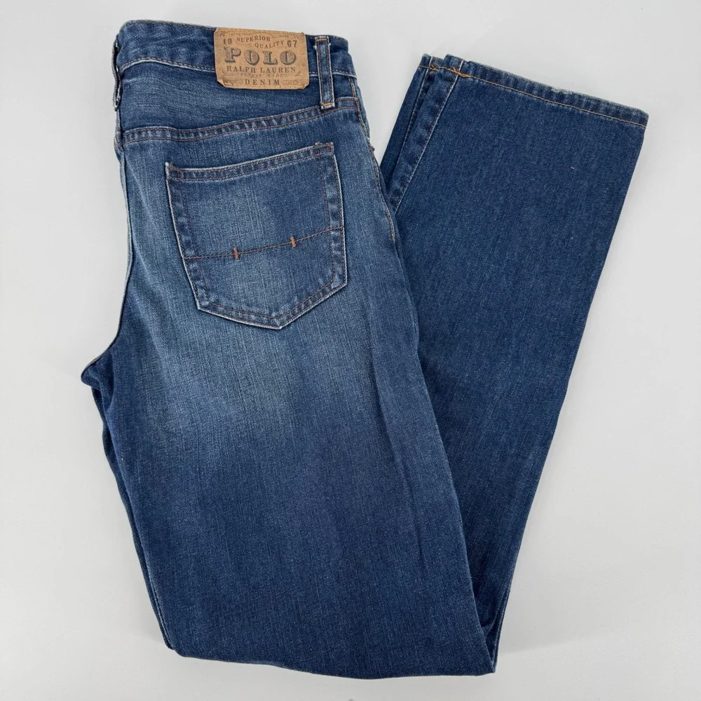 Polo Ralph Lauren Denim Jeans Youth Size 16 Straight Leg Blue Cotton